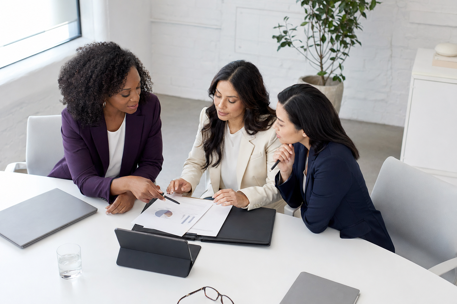 Women entrepreneurs collaborating
