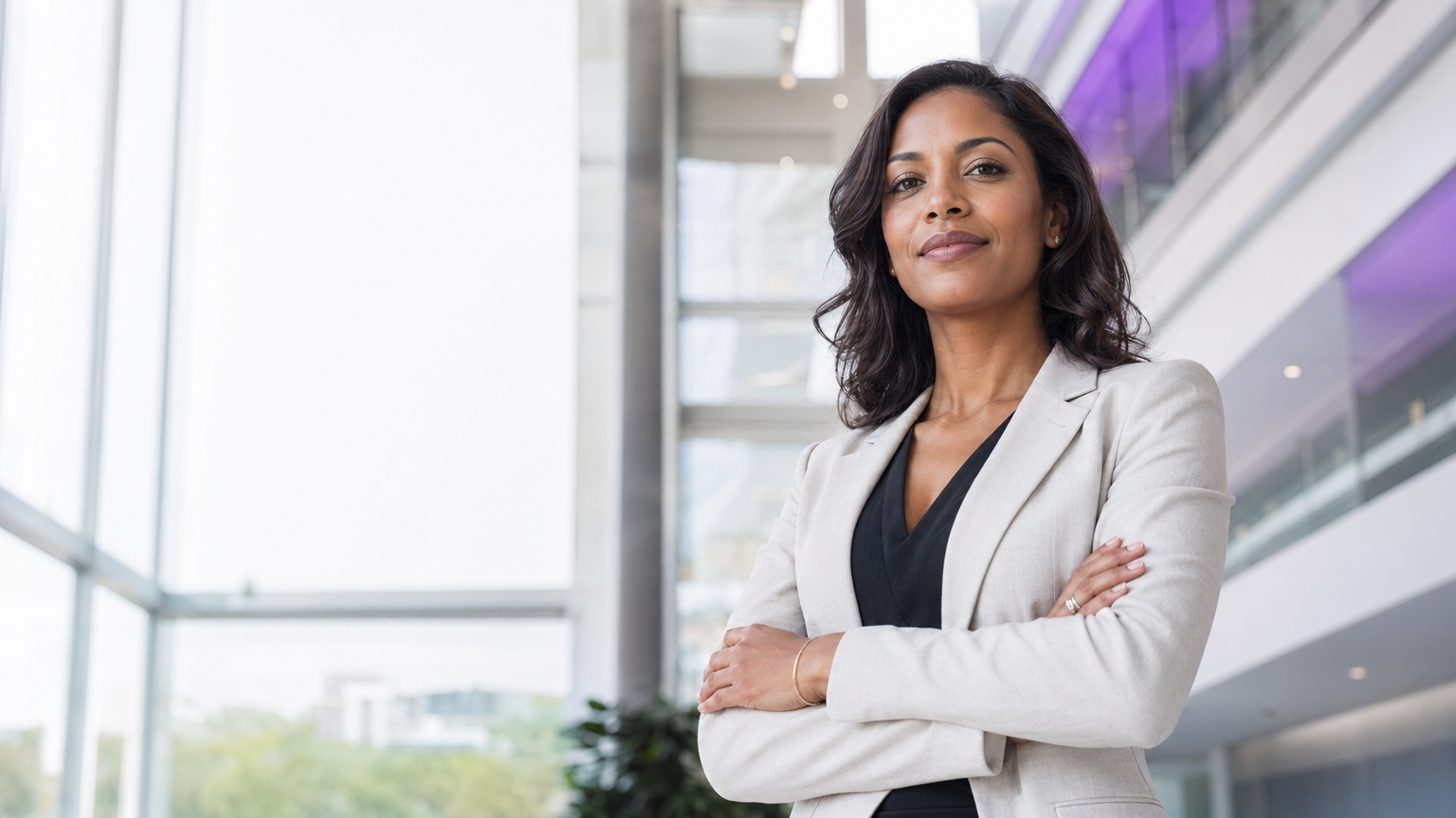 Professional woman in modern office
